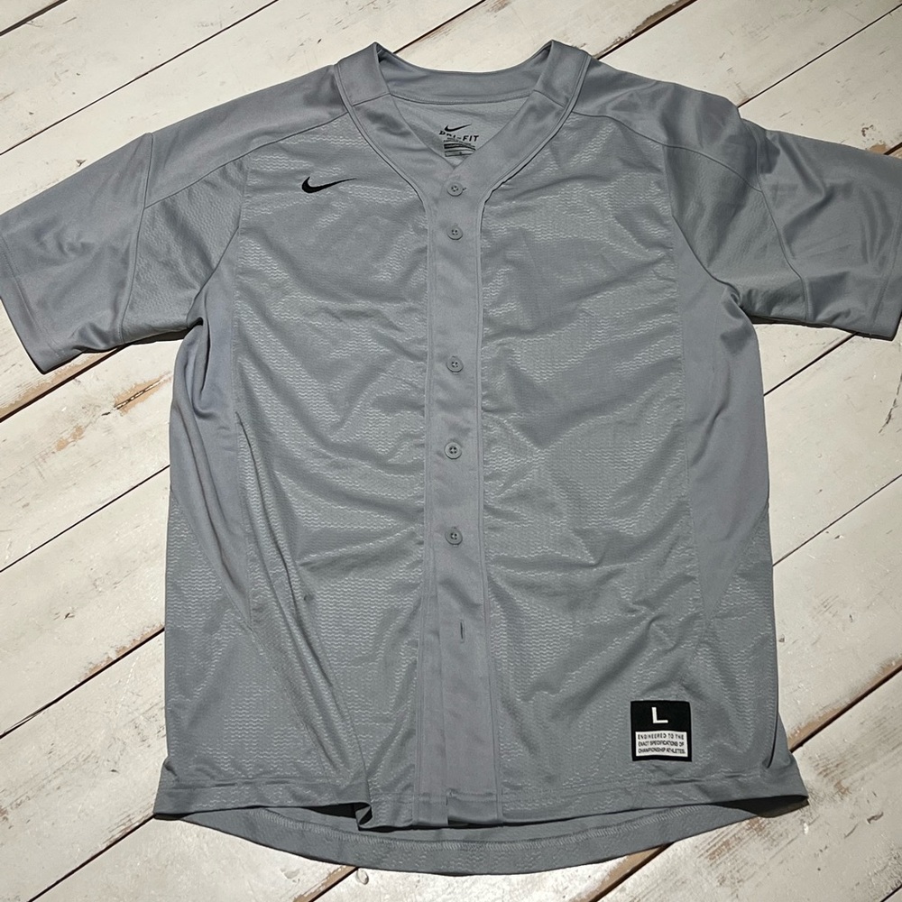2 nike dri-fit baseball shirts